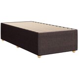  Krevet s oprugama i madracem tamnosmeđi 80x200 cm od tkanine | shoptok.hr