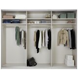Premium Living Omara Z Drsnimi Vrati Sonate, Svetlo Siva, Peščena, 280 Cm | Shoptok.si