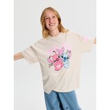 Sinsay Pamučna majica s printom Stitch | shoptok.hr