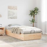  Otomanski krevet Prirodna 100 x 200 cm Masivna borovina | shoptok.hr