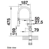 Blanco CATRIS-S Flexo CRNA MATT „black matte“ 525793 | ePonuda.com
