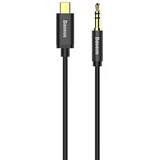 Yiven Type-C muški na 3,5 muški audio kabel M01 crni CAM01-01