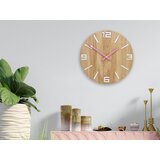  Drveni zidni sat arabic belo-roze | ePonuda.com