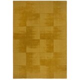 Flair Rugs Oker rumena ročno tkana volnena preproga 120x170 cm Demi Check Ombre – Cene