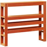 vidaXL Vzglavje s policami voščeno rjava 75 cm trdna borovina, (21290887) Cene