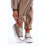 Kesi Women's sneakers on a robust platform beige and black Ember | Shoptok.si
