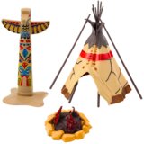  Set figura za igru sa tipi šatorom i totemom | shoptok.hr