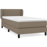 Maison Chic Box spring postelja - Vzmetna postelja z vzmetnico taupe 80x200 cm blago SL13718, (21884089) Cene