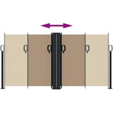  Bočna tenda na uvlačenje smeđesiva 120x1200 cm | shoptok.hr