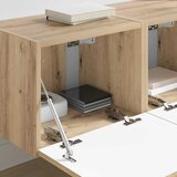 TV zidni ormar 2 pcs Umjetnička hrastovina 39 x 31 x 29,5 cm | shoptok.hr