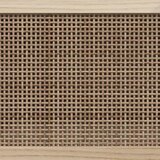 TV ormarić bijeli 80x30x40 cm od borovine i prirodnog ratana | Eponuda.com