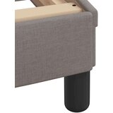  Postelja z vzmetnico taupe 100x200 cm blago, (22011990) | Shoptok.si