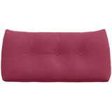  Jastuk za leđa Vinska crvena 100 x 24 x 50 cm Baršun | shoptok.hr