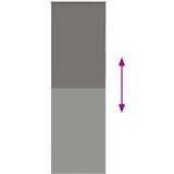 vidaXL Rolo zavjesa Blackout siva 70x210 cm Širina tkanine 65,7 cm | shoptok.hr