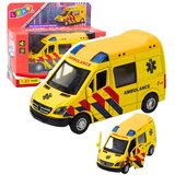 Metalna motorizirana svjetla za hitnu pomoć, zvukovi žute boje 1:32 | shoptok.hr