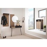 MID.YOU Garderobni Panel Hank, Črna, Barva Hrasta | Shoptok.si