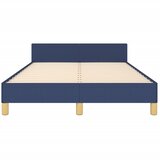  Okvir kreveta bez madraca plavi 120x190 cm od tkanine | shoptok.hr