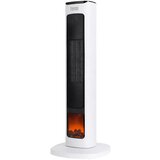 Teesa Keramični PTC grelec stoječ 8052 z upravljalcem , imitacija kamina, 2000W, bele barve, (20831666) Cene
