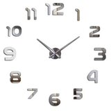  Stenska ura 130cm 12 številk srebrna | Shoptok.si