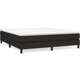 vidaXL Box spring posteljni okvir črn 180x200 cm blago, (20737498) Cene