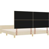 vidaXL okvir za krevet krem 200x200 cm tekstil | shoptok.hr