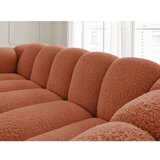 Bobochic Paris Opečnato oranžna sedežna garnitura iz tkanine bouclé 232 cm Hippolyte – | Shoptok.si