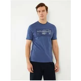 LC Waikiki Crew Neck Short Sleeved Printed Combed Combed Men's T-Shirt.