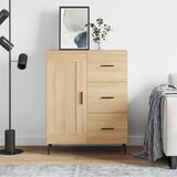vidaXL Komoda sonoma hrast 69,5x34x90 cm inženirski les | Shoptok.si
