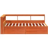  Krevet s regalom za knjige bez madraca 140 x 190 cm od borovine | shoptok.hr