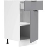 MID.YOU Kuhinjska Spodnja Omarica Fasola, Bela, Antracit, Š 40cm | Shoptok.si