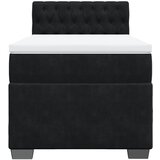  Box spring krevet s madracem crni 100x200 cm baršunasti | shoptok.hr