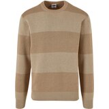 Urban Classics Men's Striped Sweater Beige | Shoptok.si
