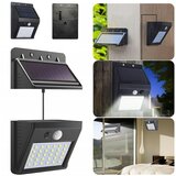  30 led smd solarna zidna svjetiljka sa pir senzorom kretanja, dvodijelna Cijene