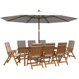  9-dijelni vrtni blagovaonski set Prirodna Čvrsto drvo akacije | shoptok.hr