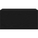  Kupaonski zidni ormarić crni 60x25x30 cm izrađeno drvo | shoptok.hr