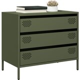 vidaXL Komoda olivno zelena 68x39x58,5 cm hladno valjano jeklo Cene
