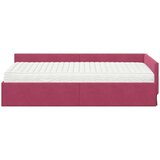  Kotni okvir postelje z matrico Drugo 2 pcs Zelena Žamet, (5000121527) | Shoptok.si