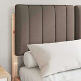  Krevetni okvir s tapiciranim uzglavljem Prirodna i taupe - Prirodna i taupe 120 x 200 cm | shoptok.hr