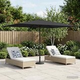  Vrtni suncobran 200 x 300 cm Poliester Pravokutni Antracit | shoptok.hr