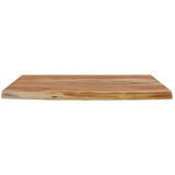  Zidna polica 50x30x2,5 cm pravokutna bagremovo drvo živi rub | shoptok.hr