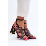 S. BARSKI Decorated Women's Sandals with Heel D&A | ePonuda.com