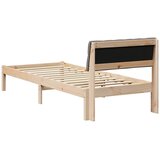  Okvir kreveta Smeđa i taupe 80 x 200 cm Masivna borovina | shoptok.hr