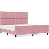 vidaXL krevet od baršuna Ružičasti 180x200 cm | shoptok.hr