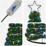 LED božićno drvce od folije s postoljem EKENAS 180 cm | shoptok.hr