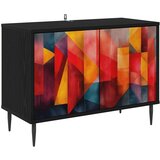  ormar HEESCH 69 x 33 x 50,5 cm Crni hrast Konstruirano drvo | shoptok.hr