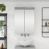  Kupaonski ormar s ogledalom TULUM Siva Sonoma 60 x 16,5 x 78 cm | shoptok.hr