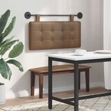  Držeće uzglavlje Zidne Lažna koža - Boja cappuccina 80 cm bez LED | shoptok.hr