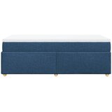  Krevet s oprugama i madracem plavi 90 x 200 cm od tkanine | shoptok.hr
