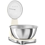 Smeg KSF01CRWW Digitalna in analogna do kuhinjska tehtnica, retro dizajn 50-ih let, 5 kg, kremno | Shoptok.si