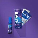 Schwarzkopf LIVE Drops izpiralna barvna senca odtenek Orchid Purple 30 ml | Shoptok.si